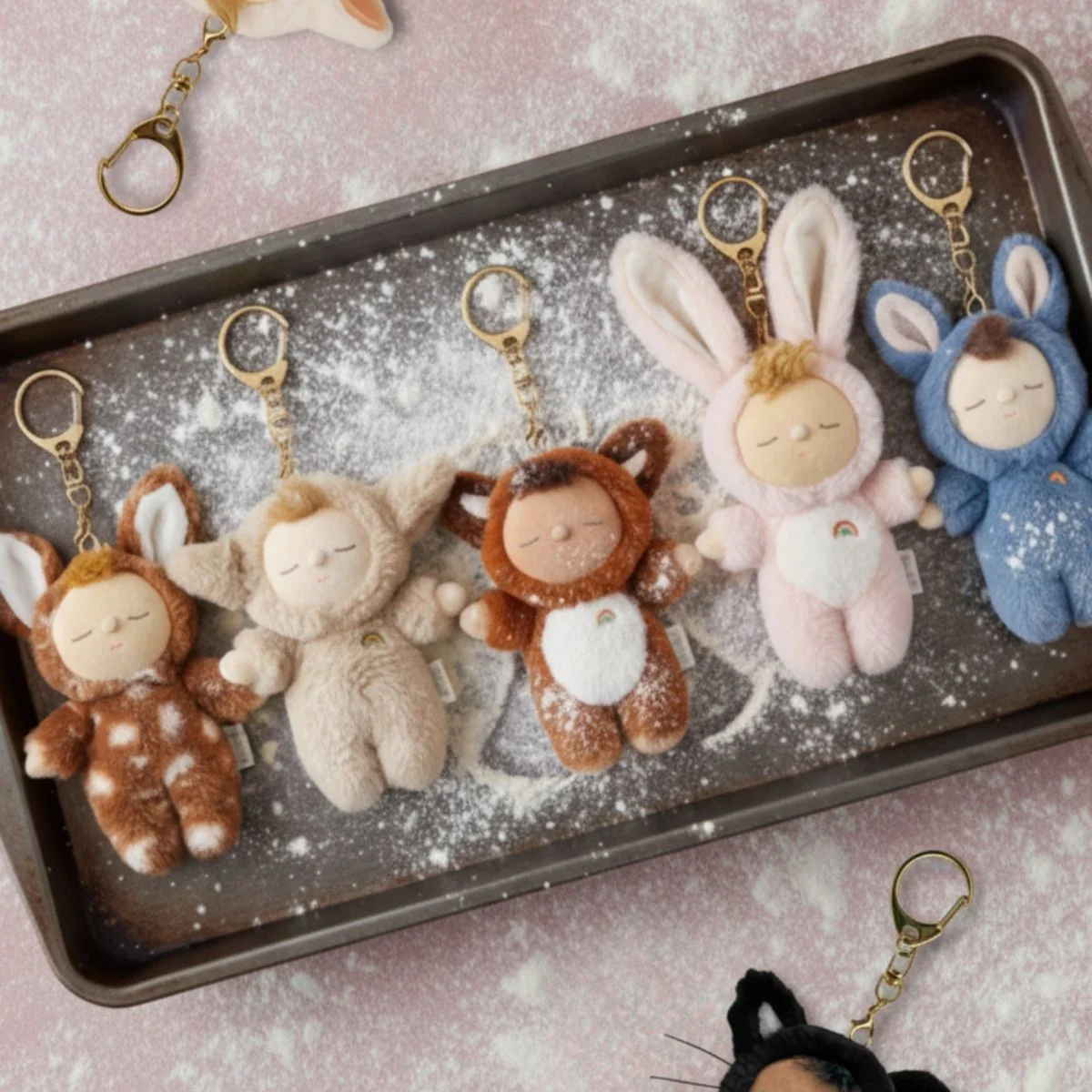 Olli Ella Cozy Bag Charm Keychains - Image 12