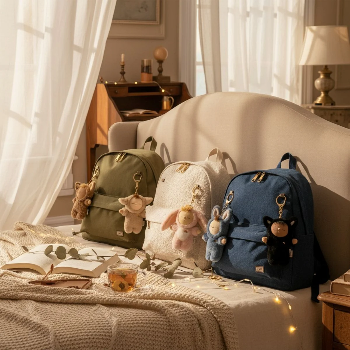 Olli Ella Cozy Bag Charm Keychains - Image 4