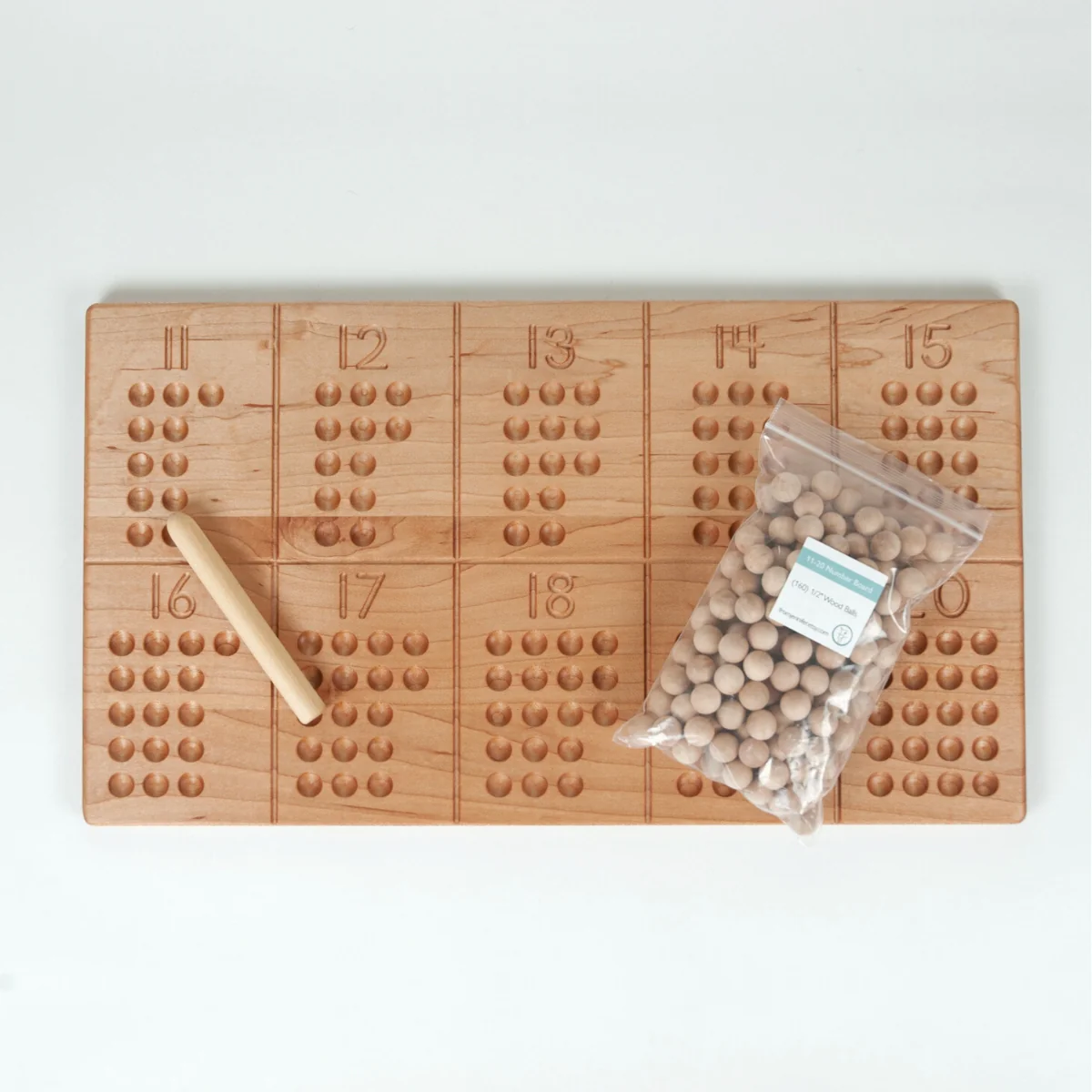 From Jennifer Reversible 11-20 Tracing and Number Counting Board - Image 6