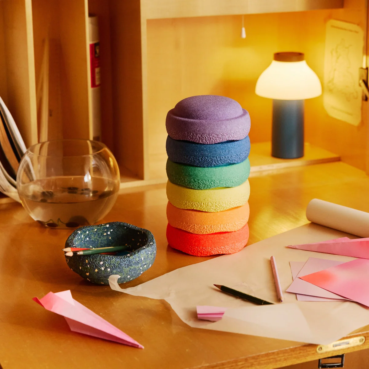 Stapelstein® EASTER PROMO Rainbow Classic Mini 6 + Mini Pond - Image 4