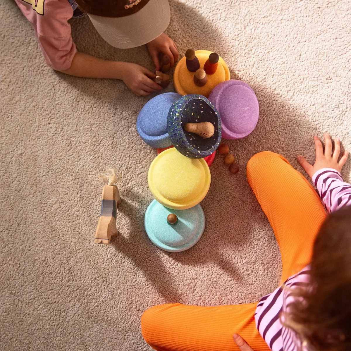 Stapelstein® EASTER PROMO Rainbow Pastel Mini 6 + Mini Pond - Image 3