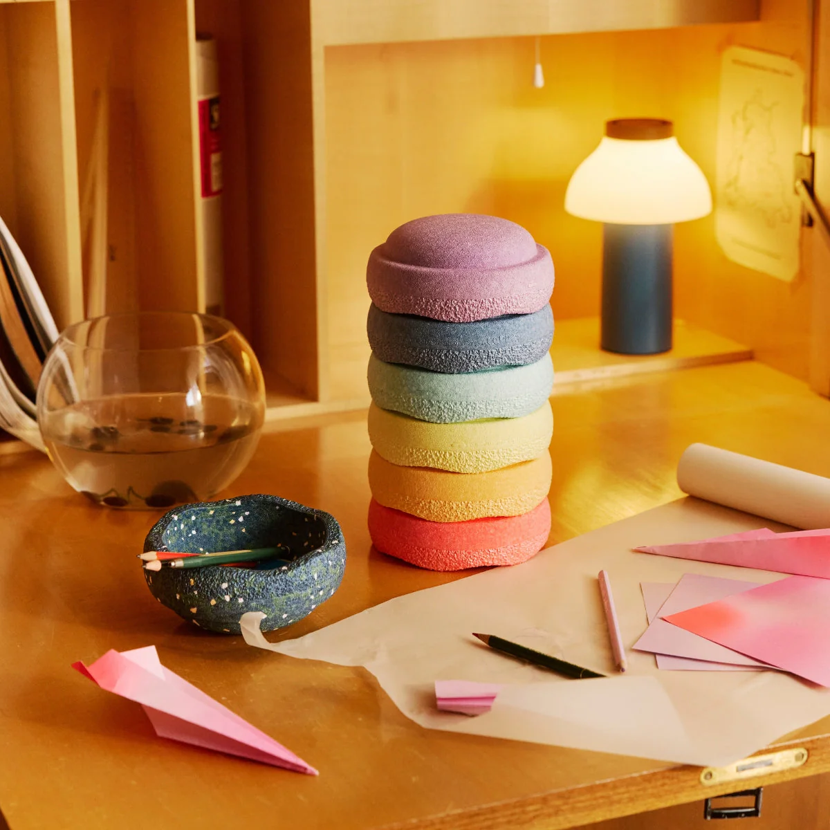 Stapelstein® EASTER PROMO Rainbow Pastel Mini 6 + Mini Pond - Image 4