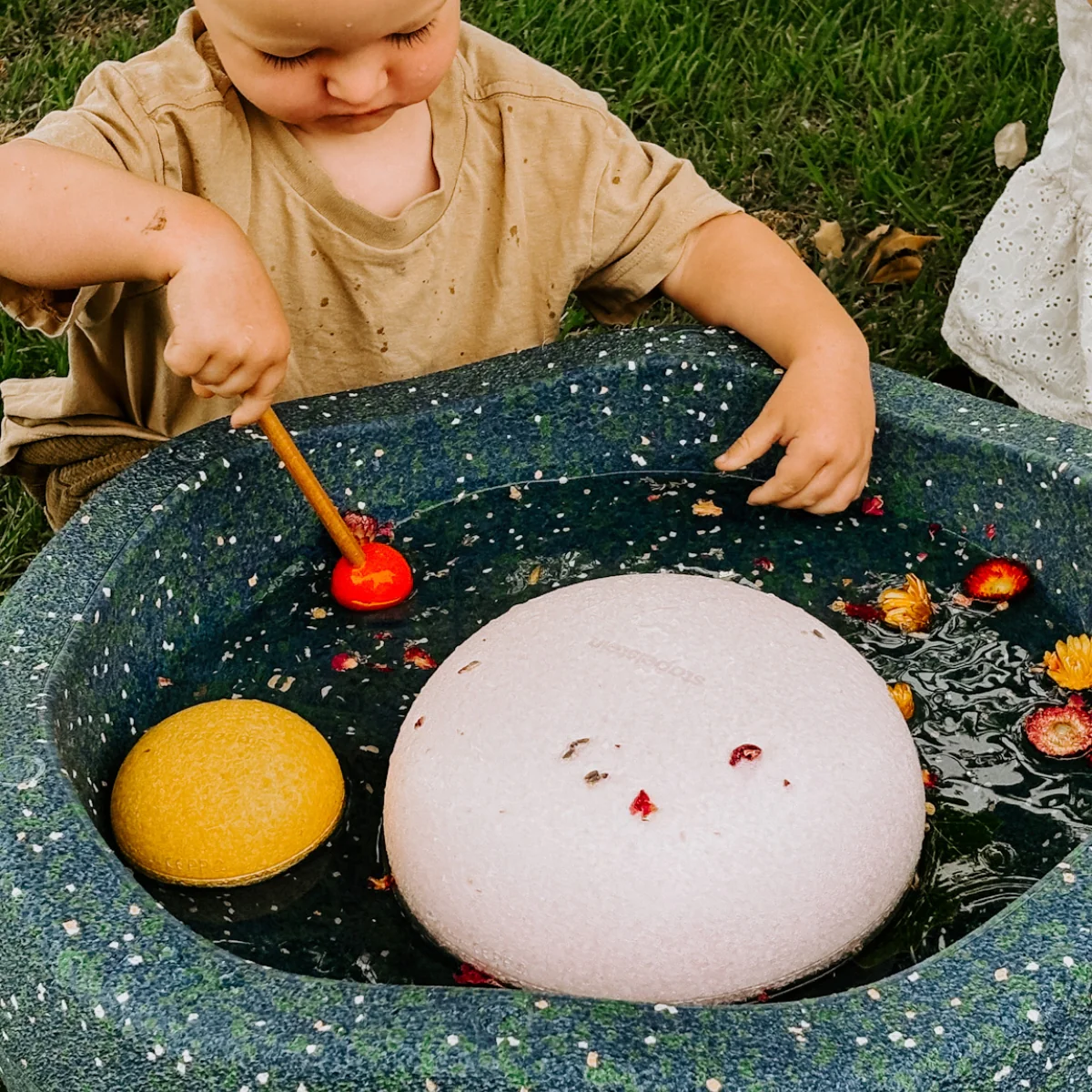 Stapelstein® EASTER PROMO Water Play Set - Grow XL Pond + Inside Sea Rose - Image 4