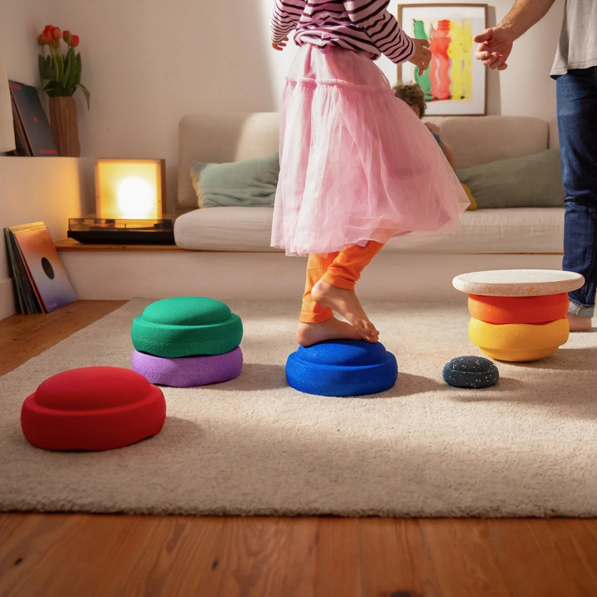 Stapelstein® EASTER PROMO Rainbow Classic 7 + Petal Board + Mini Pond - LATE APRIL ARRIVAL - Image 6