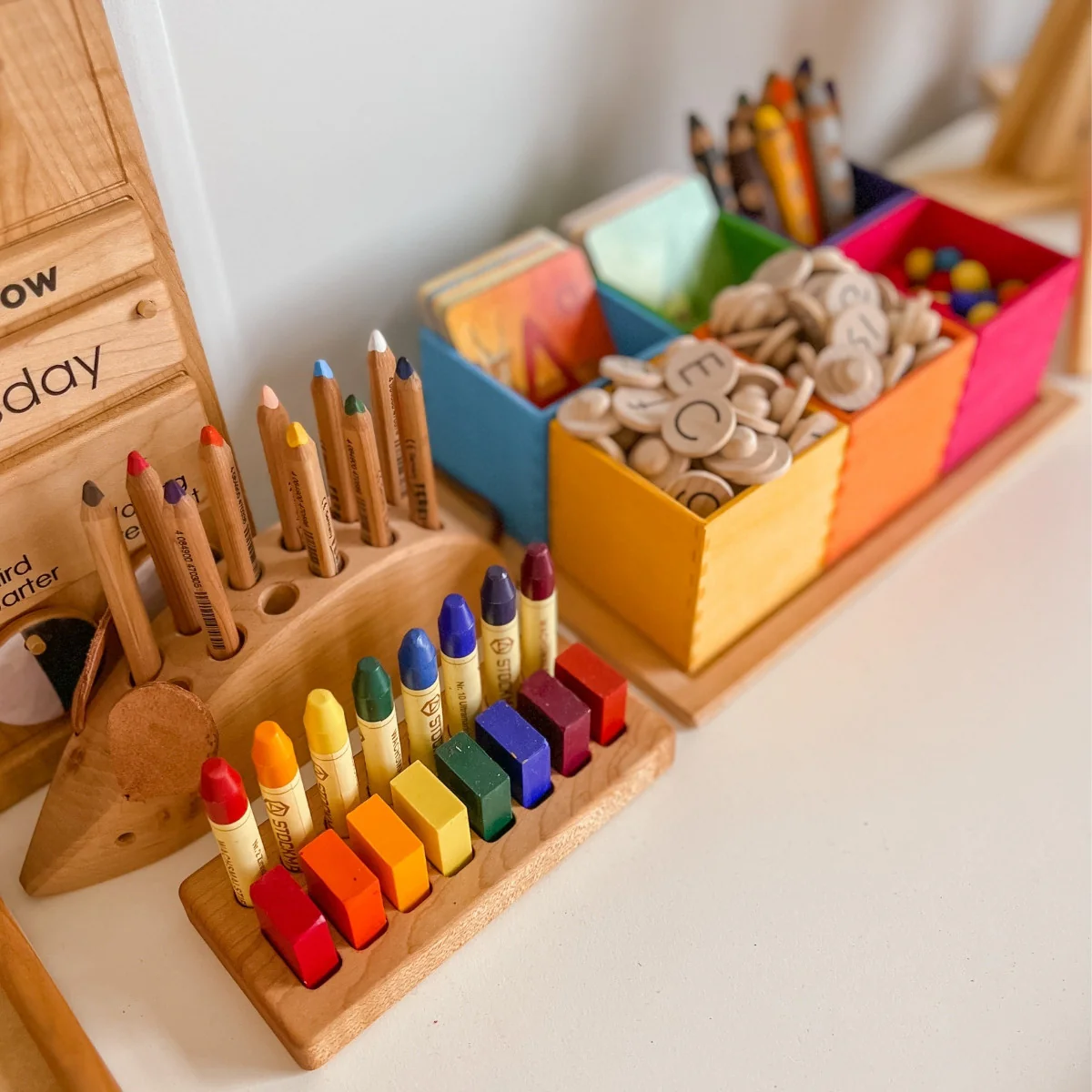 Grimm's Sorting Boxes Rainbow 6 Pieces - Image 5