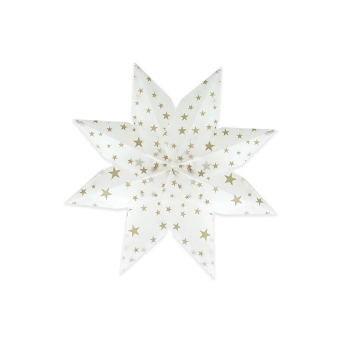 URSUS Window Star Folding Paper with Instructions - 80 Sheets 6x16cm, 5 Designs - Winter - Image 4