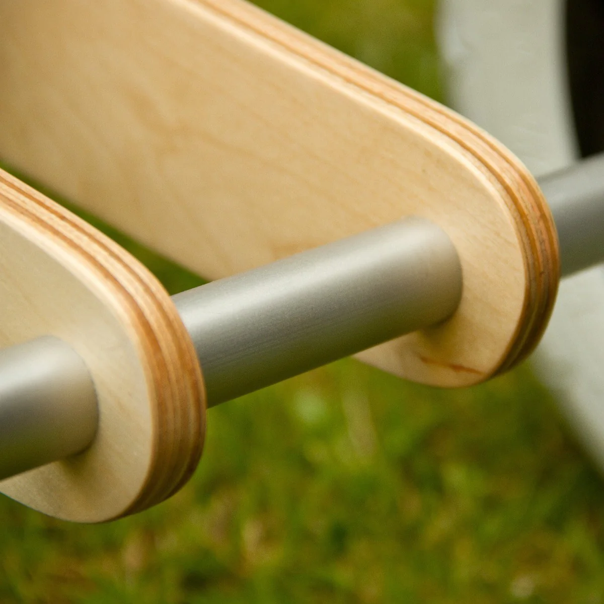 Wishbone Wooden Balance Bike & Tricycle 3 in 1 - Natural Birch - Image 15