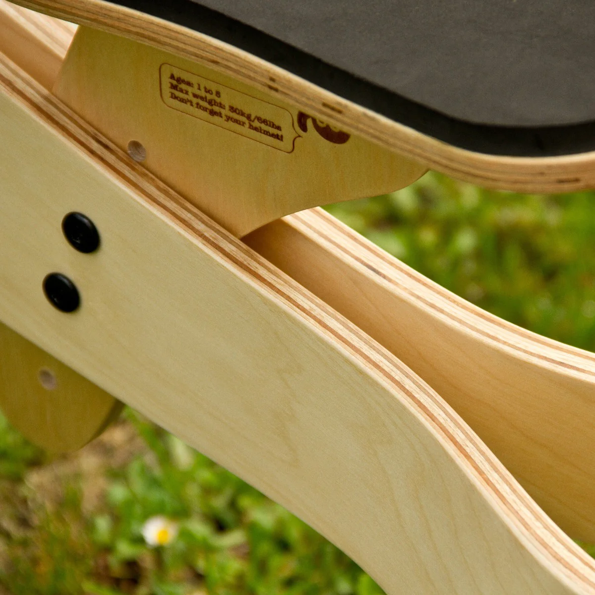 Wishbone Wooden Balance Bike & Tricycle 3 in 1 - Natural Birch - Image 19