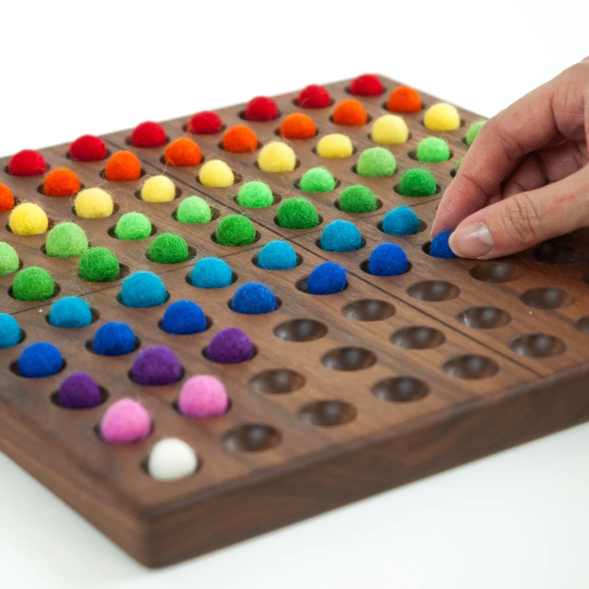 From Jennifer Hundred Frame with Wool Balls - Image 5