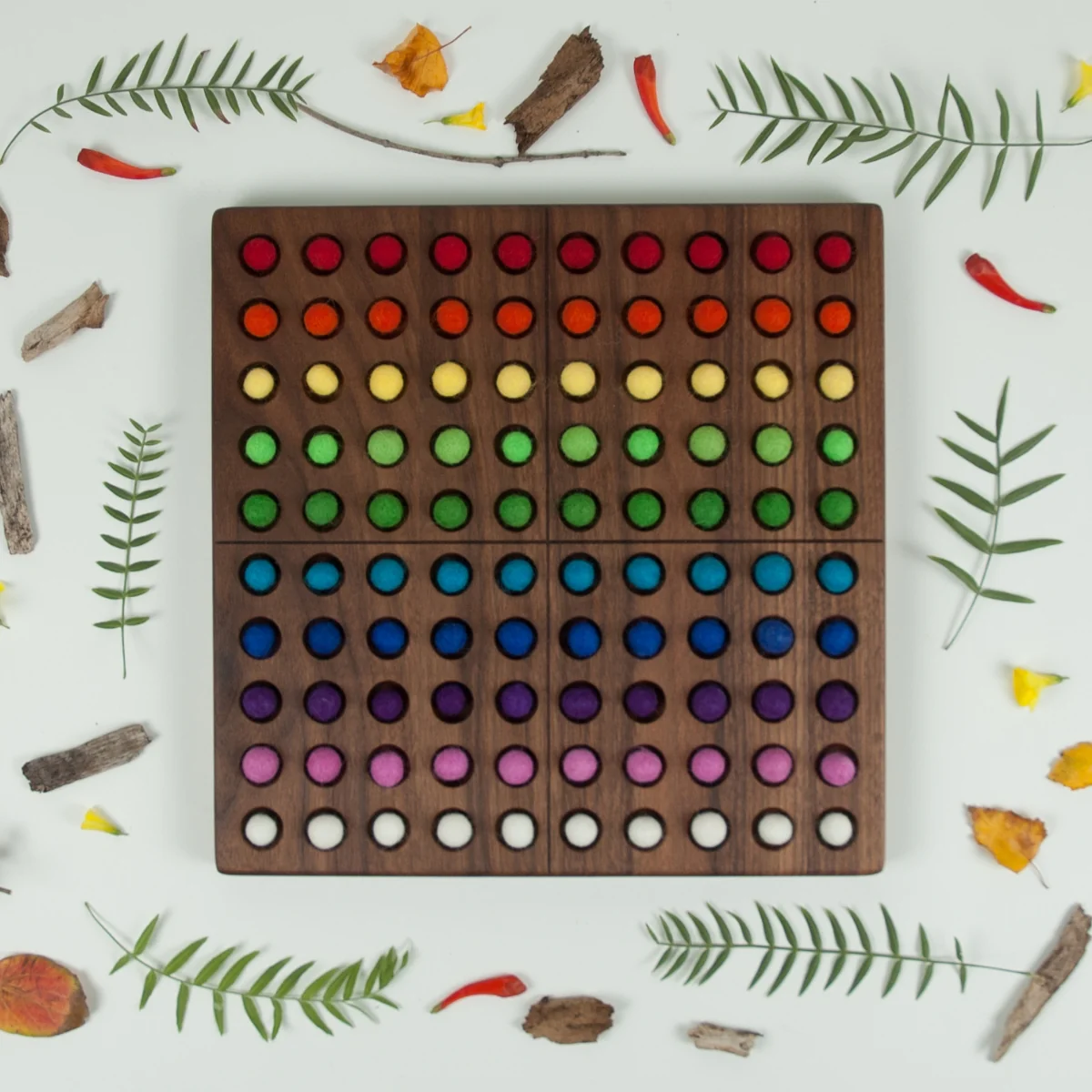 From Jennifer Hundred Frame with Wool Balls - Image 6