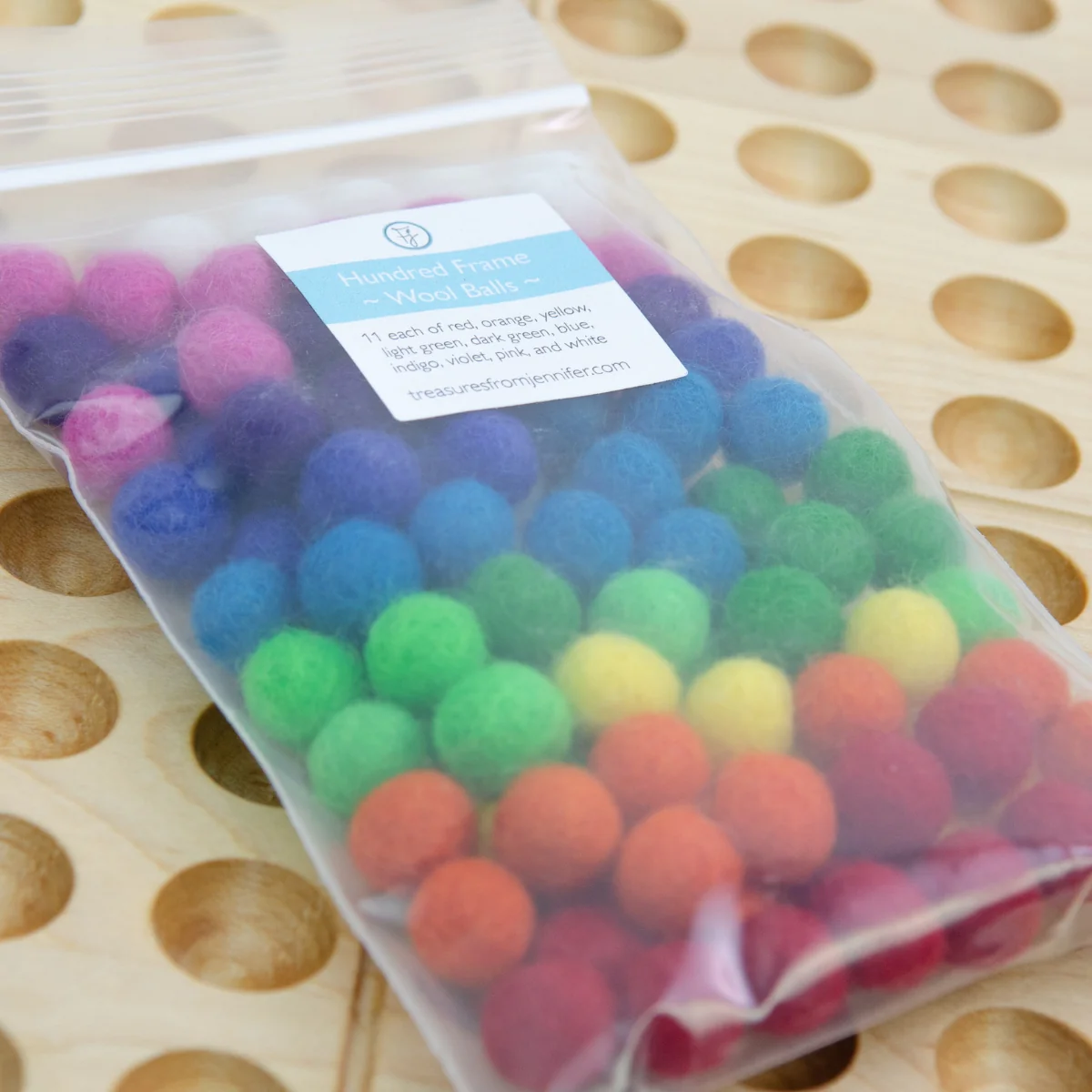 From Jennifer Hundred Frame with Wool Balls - Image 7