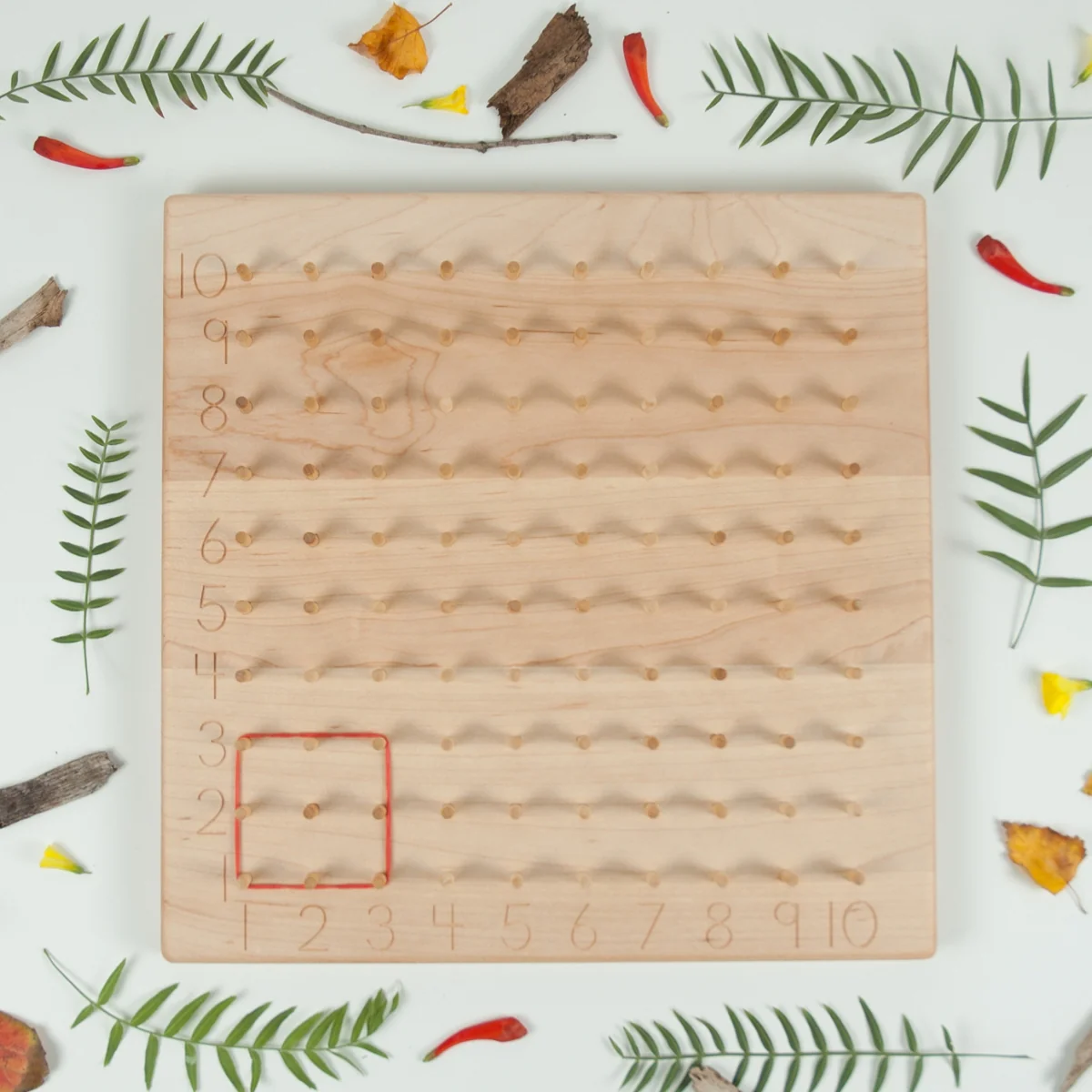 From Jennifer Multiplication Hundred Geoboard Maple - Image 7