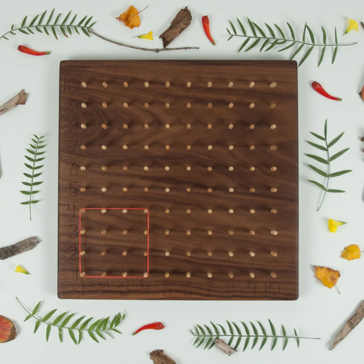 From Jennifer Multiplication Hundred Geoboard Walnut - Image 7