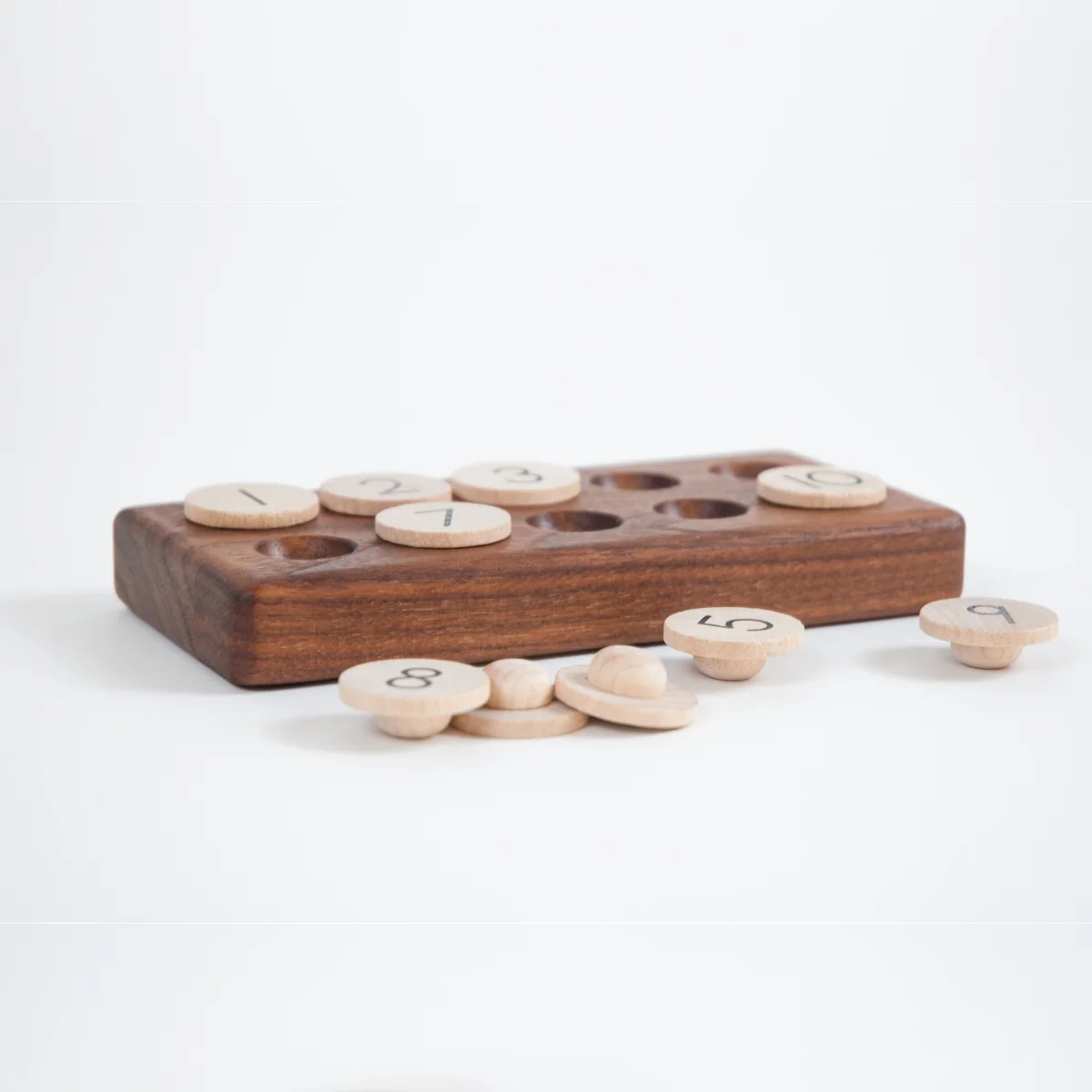 From Jennifer Ten Frame with Wooden Balls Walnut - Image 10