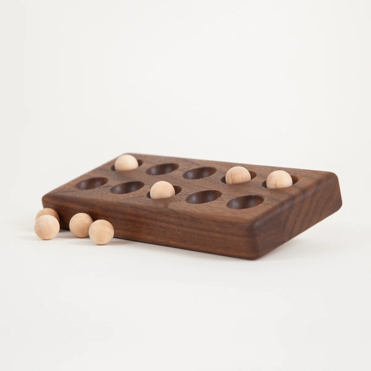 From Jennifer Ten Frame with Wooden Balls Walnut - Image 7
