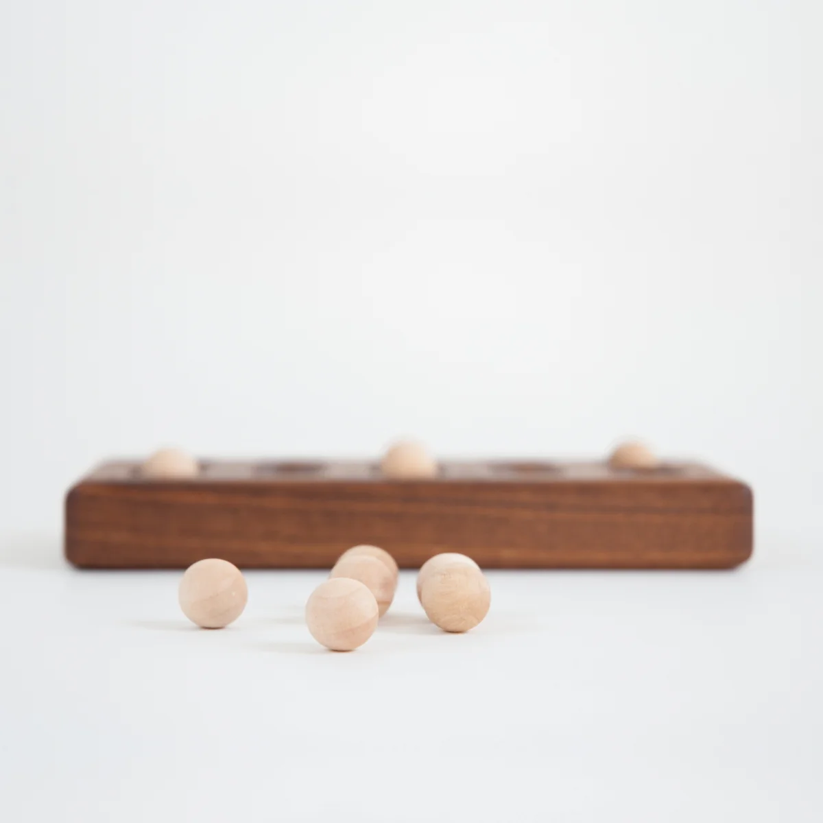 From Jennifer Ten Frame with Wooden Balls Walnut - Image 8